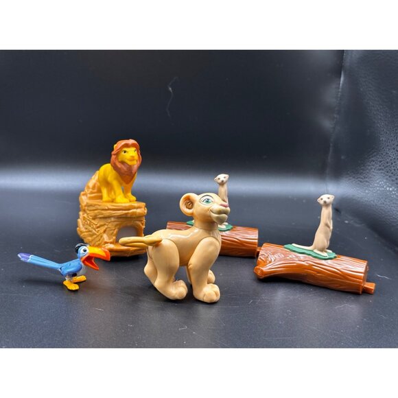 Disney Lion King Vtg action figures Nala Zazu Timone Simba view finder READ - Picture 1 of 12